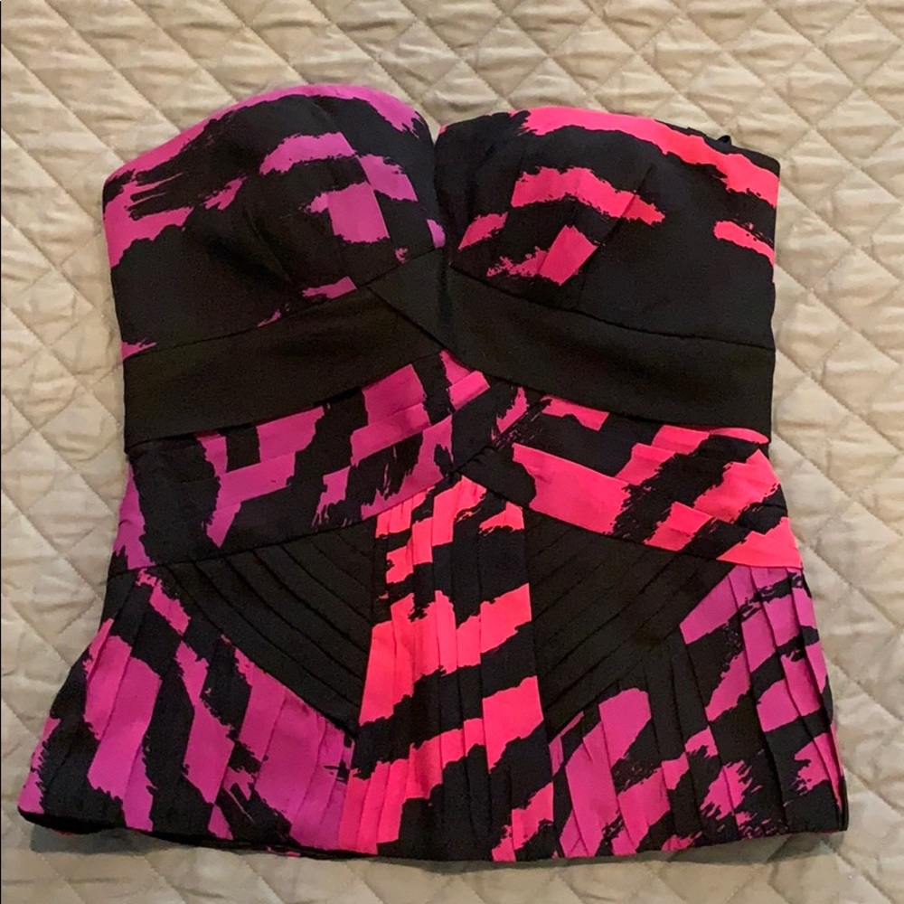 Bebe Sexy Chiffon Sweetheart Corset